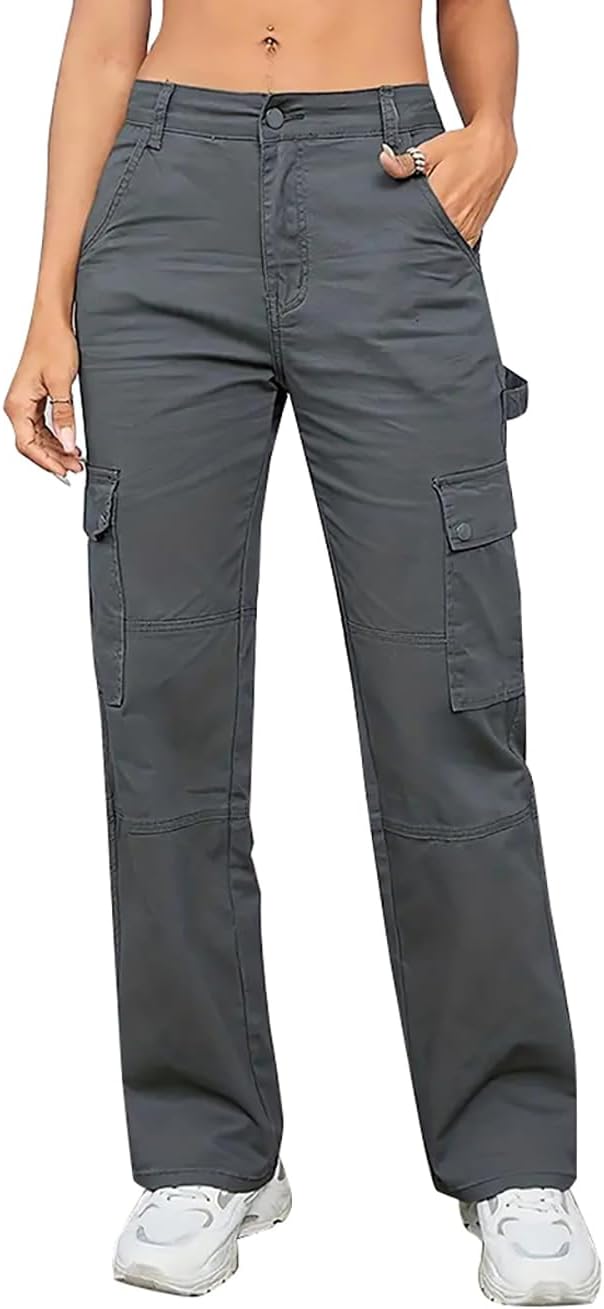 Pantalones Cargo Mujer Grises Pantalones Cargo Mujer Grises